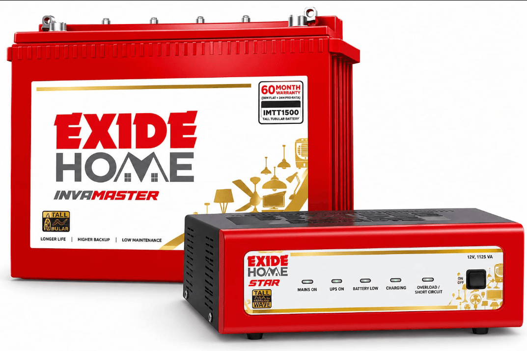 Exide inventer and battery combo