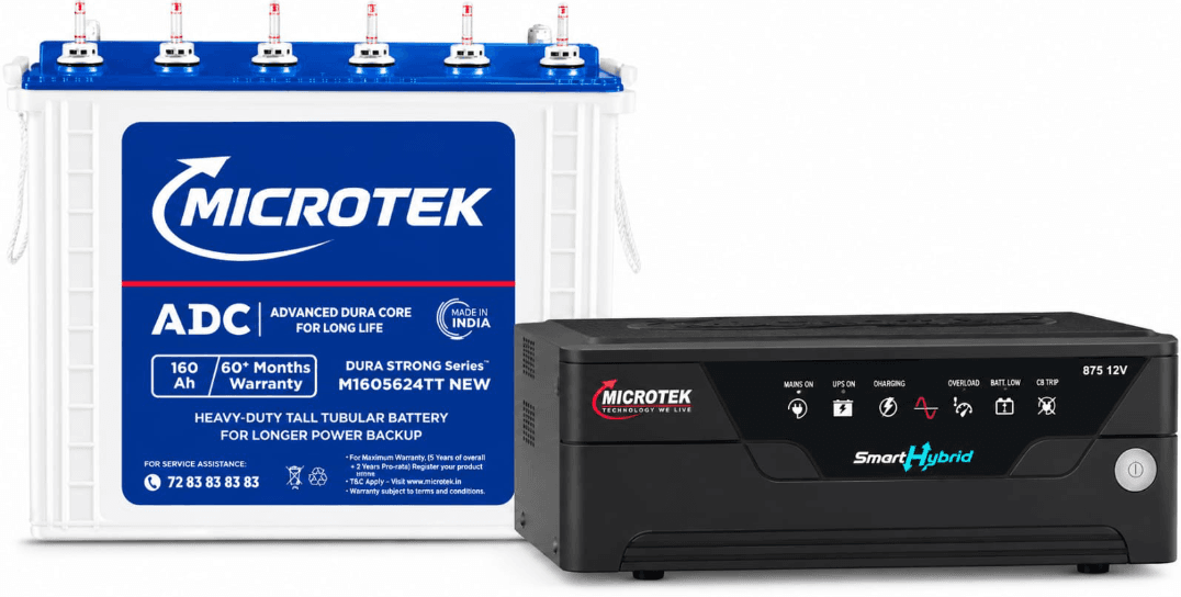 Microtek 875 Inverter combo